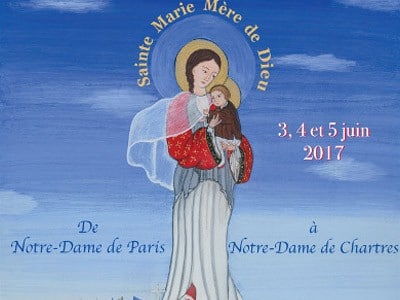 Pèleriner vers Chartres sur les pas de Marie L'Homme Nouveau