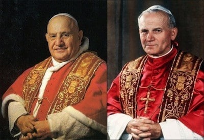 Jean-Paul II le Grand et Jean XXIII le Bon L'Homme Nouveau