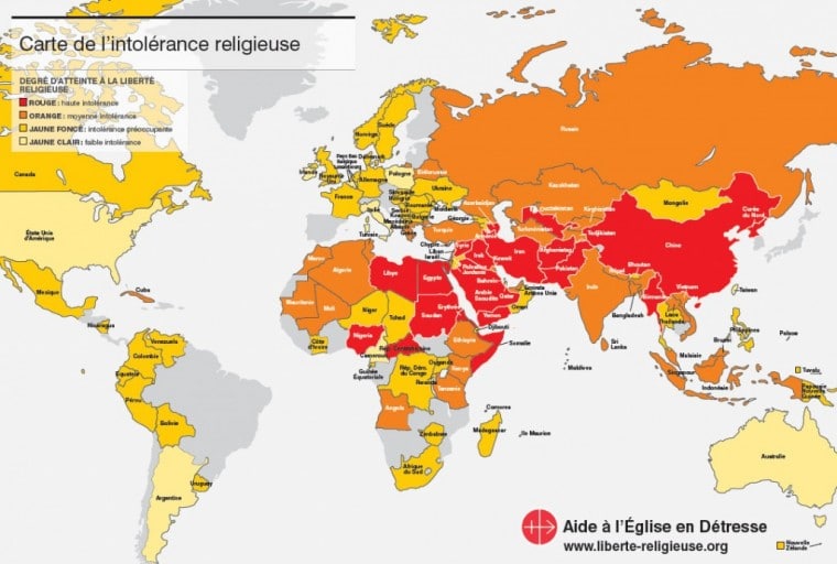 Rapport 2014 sur la liberté religieuse dans le monde L'Homme Nouveau