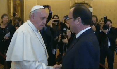 François Hollande chez le Pape François : le communiqué du Saint-Siège L'Homme Nouveau