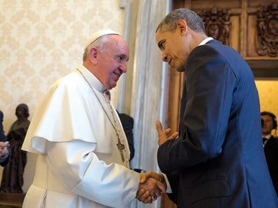 Le Pape aux États-Unis : une récupération? L'Homme Nouveau