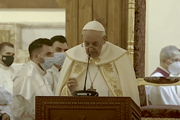 "Témoigner", "sagesse" et promesse" : les trois mots du Pape à Bagdad L'Homme Nouveau