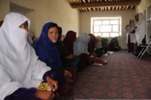 Afghan women attend a class on basic livestock husbandry in Kilan Deh village Afghanistan Aug. 29 2010 100829 F CG264 042