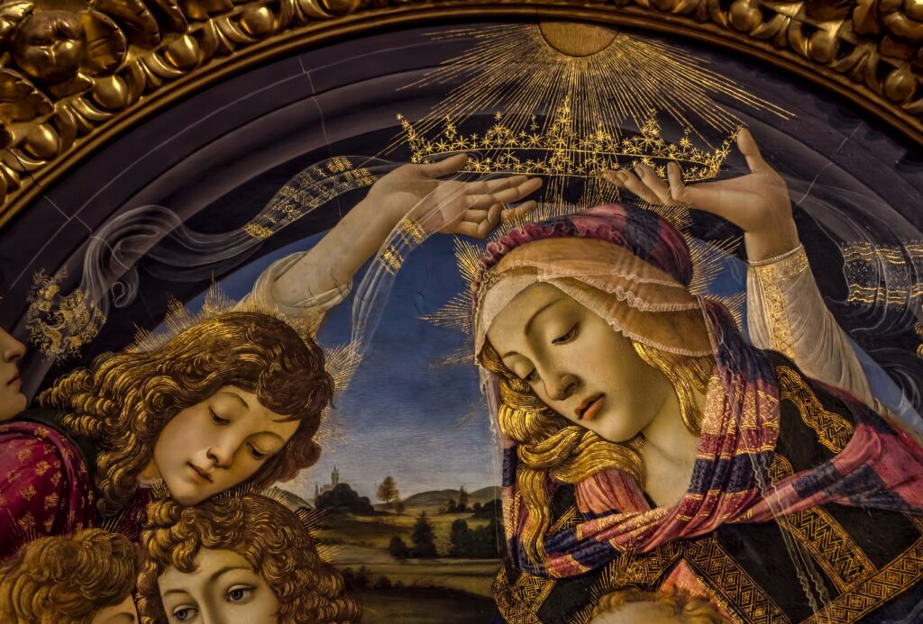 état de grâce Vierge Marie de Botticelli