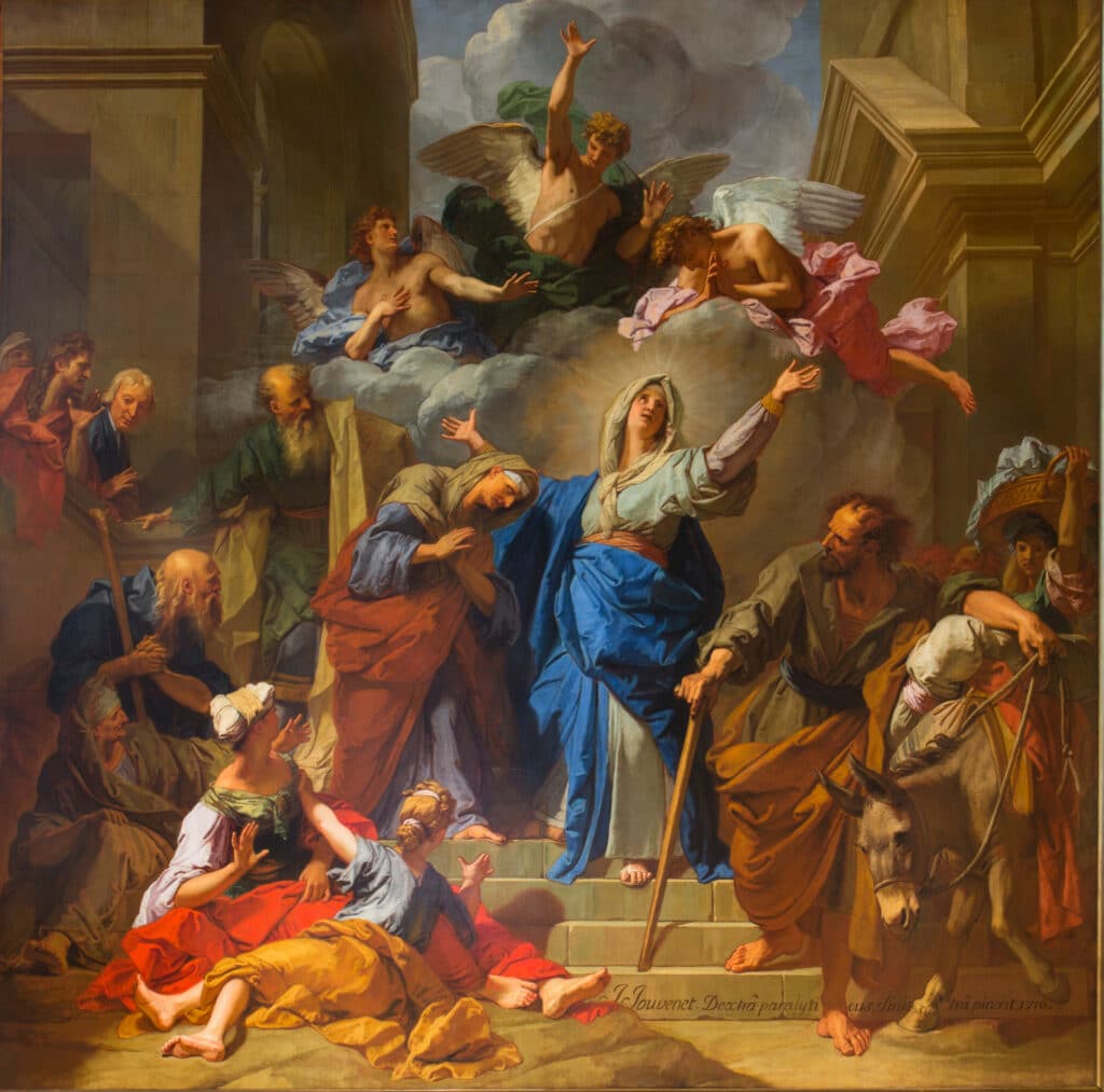 Visitation tressaillement de la foi homélie pape