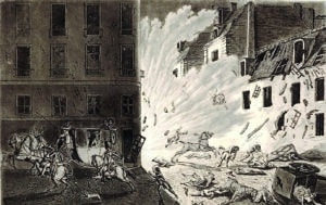1795 Culure Attentat place Nicaise muralt