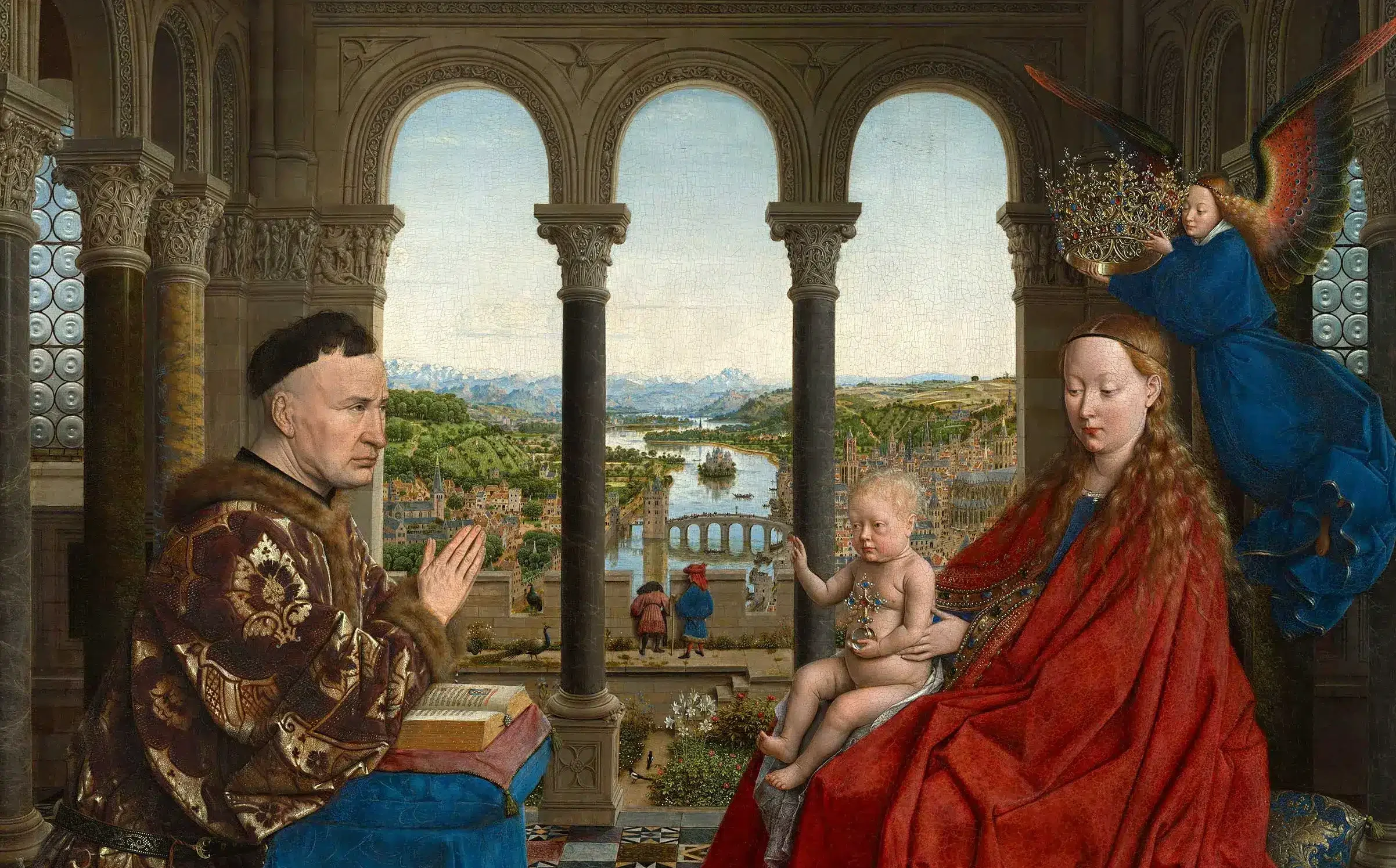 Revoir Van Eyck, La Vierge du Chancelier Rolin