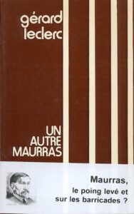 Autre Maurras bandeau action française