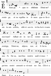 Exsurge quare obdormis Partition Introït