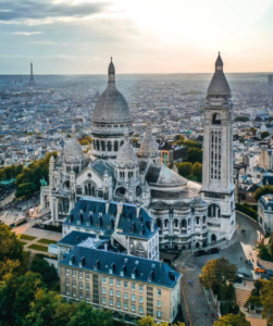 Vue sur l'ensemble du Sacré-Cœur de Montmartre, Paris. Photo : Instagram.com /world