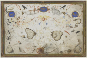 Expo 1833 . Georg Hoefnagel Amor. Allegorie du Printemps © Musee du Louvre dist. RMN Grand Palais Martine Beck Coppola nature