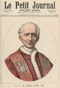 French School Pope Leo XIII 1810 1903 from Le Petit Journal 15th August 1891 MeisterDrucke 65196 Léon xiii