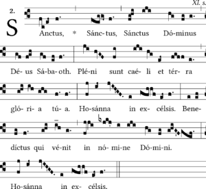 Sanctus 11 Partition sanctus
