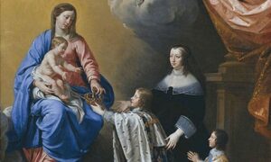 Virgin mary gives crown scept louis 768x461 1 fatima