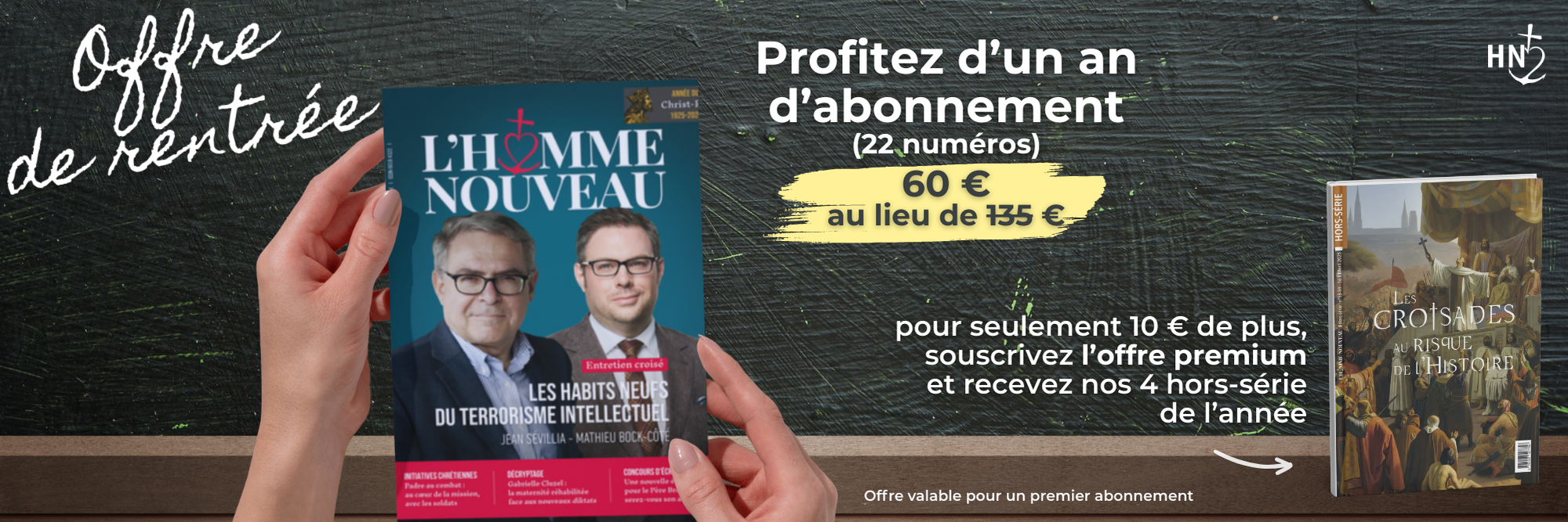 offre rentree 25 homme nouveau