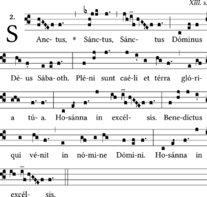 Sanctus 12 Partition SANCTUS