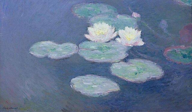 Claude_Monet_-_Nymphéas,_effet_du_soir_W1504_-_Musée_Marmottan-Monet splendeurs de l'amour saint Paul