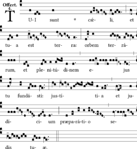 Tui sunt Partition offertoire