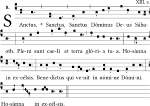 Sanctus 13 Partition sanctus