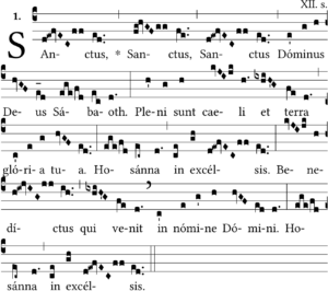 La pause liturgique | Sanctus 14, Jesu Redemptor (Fêtes des saints) 1 Sanctus 14 Partition sanctus