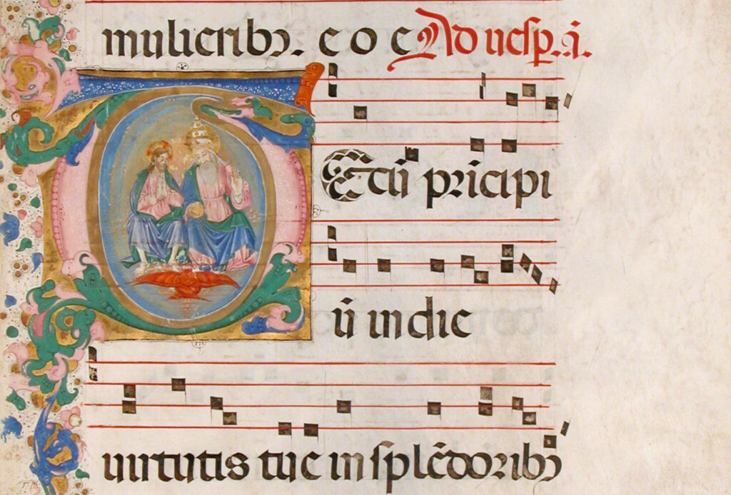 Introit Benedicta sit de la fête de la Sainte Trinité L'Homme Nouveau