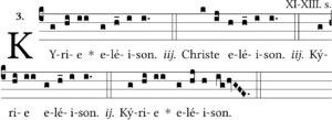 La pause liturgique | Kyrie 16 (jours ordinaires) 1 Kyrie 16 Partition kyrie