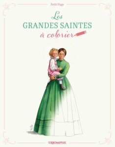 Les grandes saintes a colorier Petit Page JEUNE