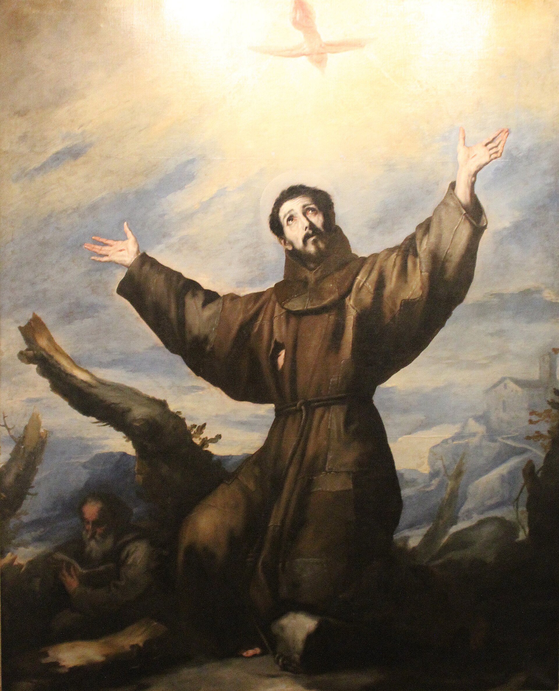 Luca Giordano the ecstasy of Francis of Assisi françois